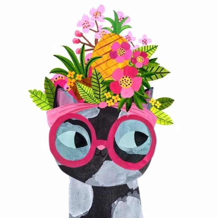 姑娘1天画1只猫坚持了100天 (坚持画猫100天的姑娘太有才了)