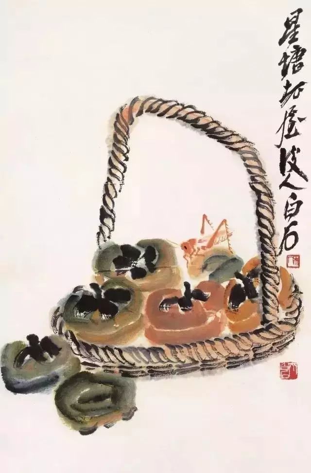 写意柿子叶的画法步骤图,徐湛写意柿子的画法