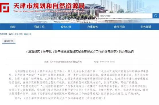 滨城区最新地块规划公示,天津滨城城市更新