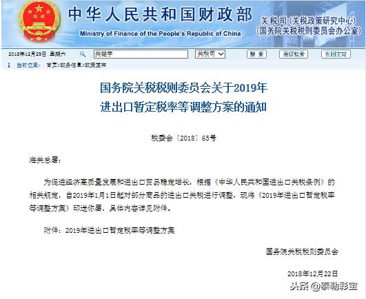 2019年珠宝玉石商品关税的下调对于珠宝玉石商品价格的影响如何?