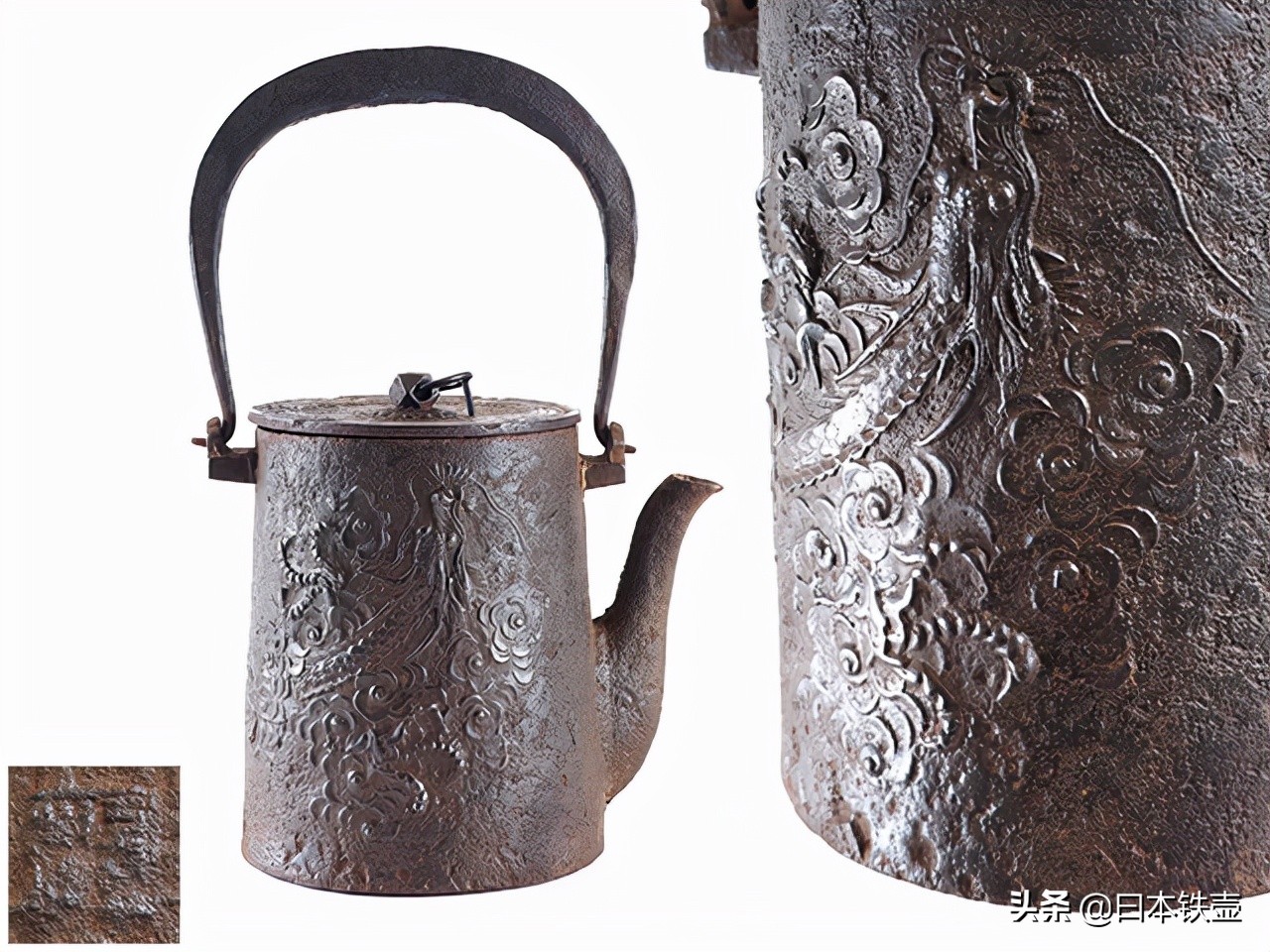 如何挑选铁壶,日本明治时期龙文堂铁壶