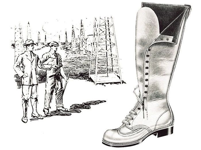 复古民族风长筒靴,工装靴推荐redwing