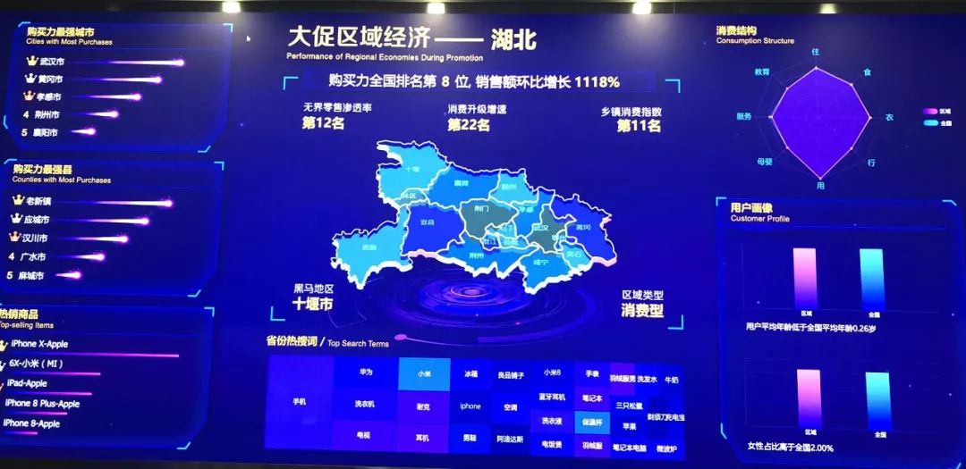 107分破1000亿!双11战报:湖北人剁手能力全国第9,最爱买这些!