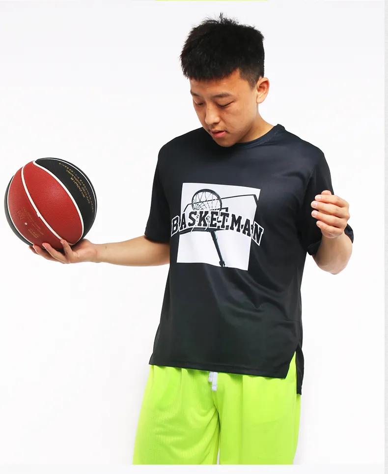 图案印花休闲纯棉短袖,篮球印花ins运动宽松学生夏季半袖