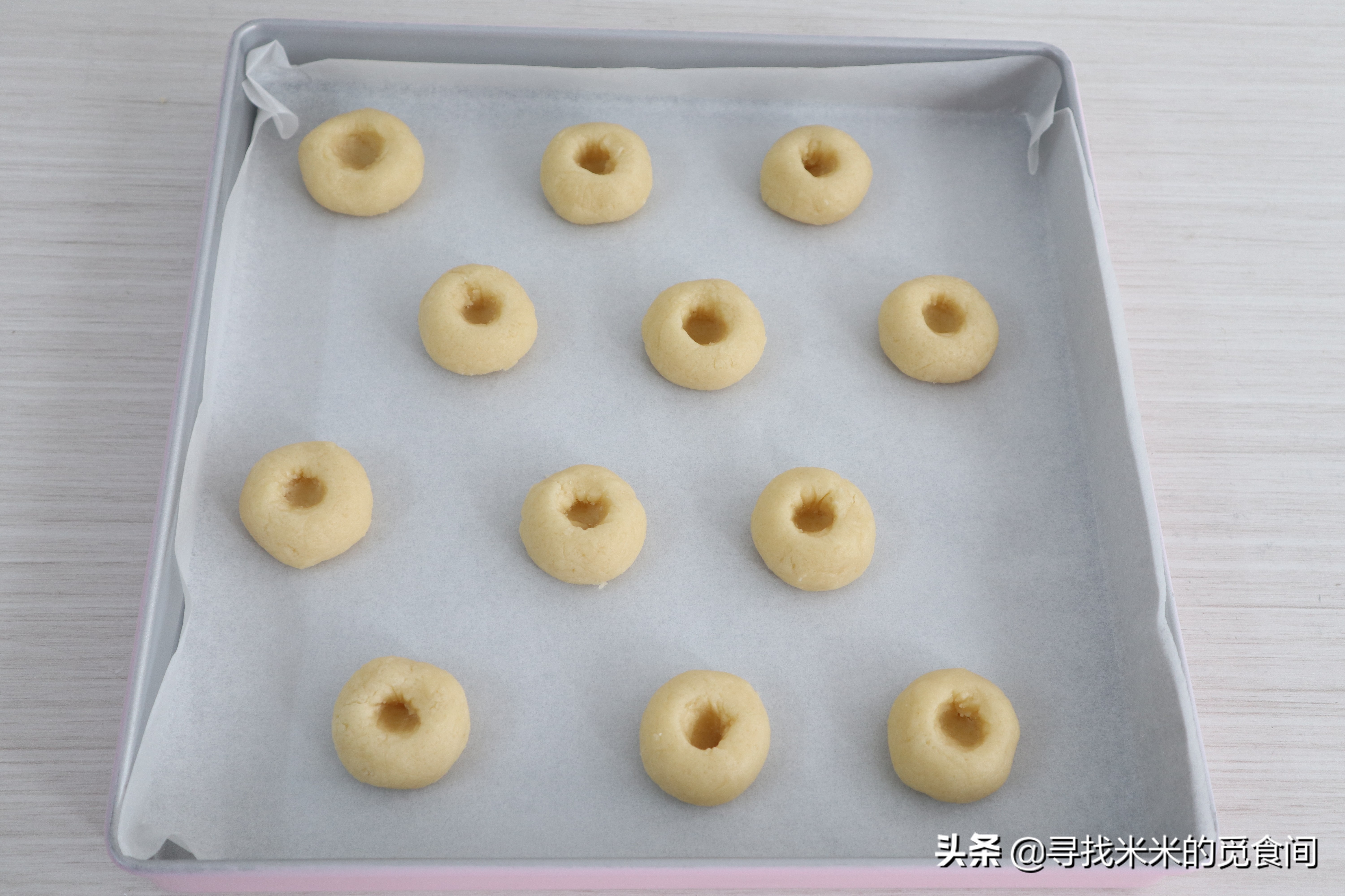 喜欢桃酥的氨水味道,桃酥的家庭做法香酥可口简单易学