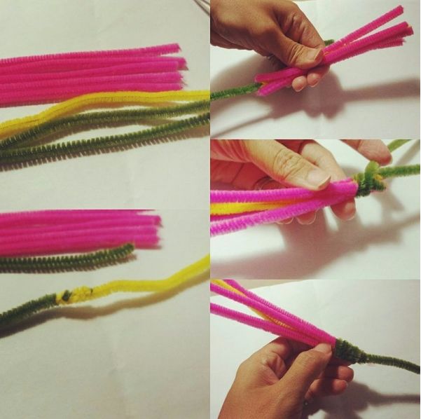 毛根扭扭棒手工制作过程图文,毛根扭扭棒手工制作教程过程图文