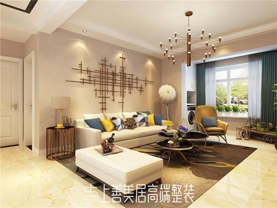 北城国际装修效果图,北城国际148平现代简约装修设计