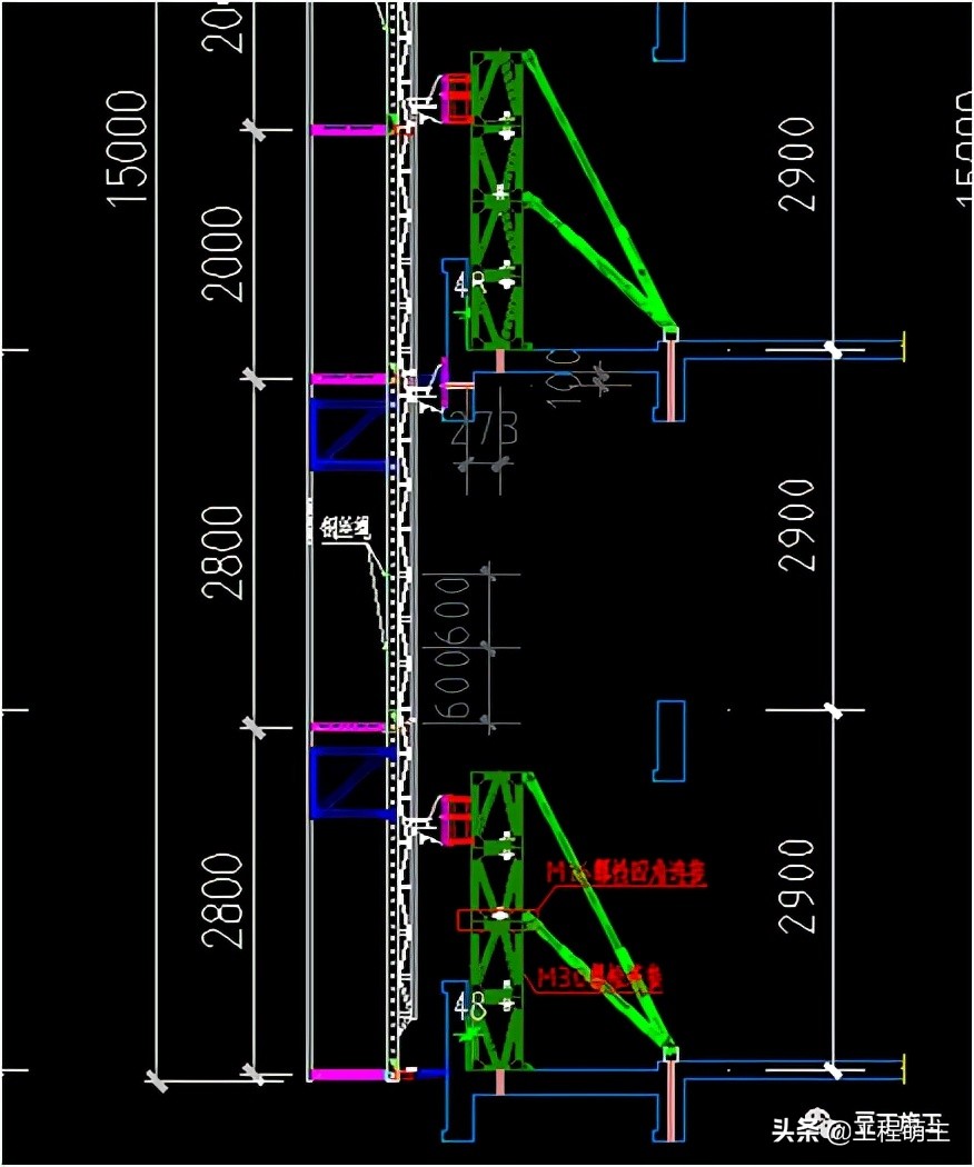 拆除爬架应注意的安全事项,爬行架设计图