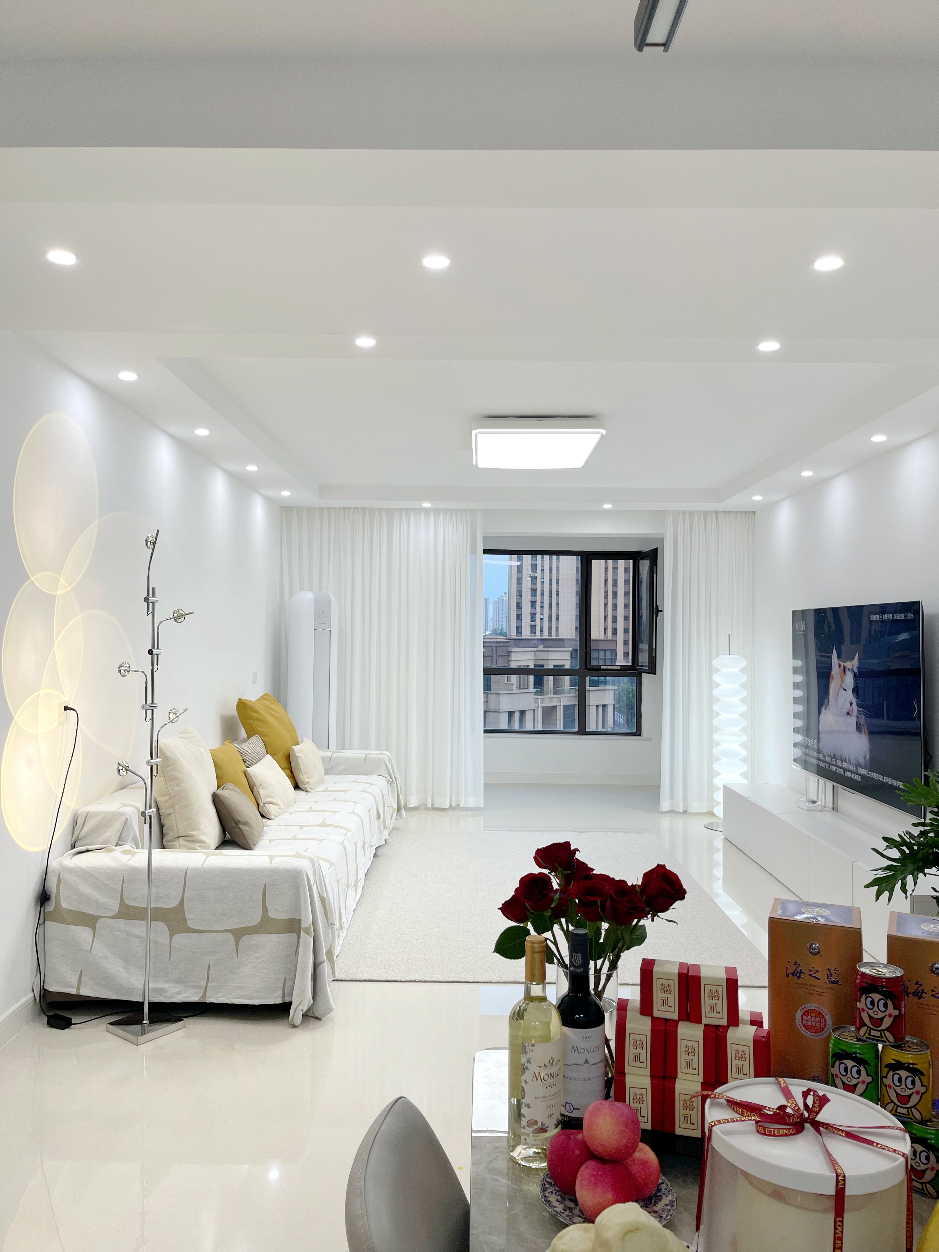 客厅飘窗窗帘怎么装好看又实用,农村客厅装什么大灯好看又实用