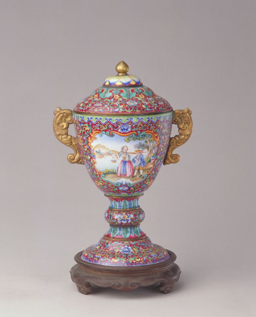 景泰蓝收藏珐琅彩,如何区别珐琅彩和景泰蓝