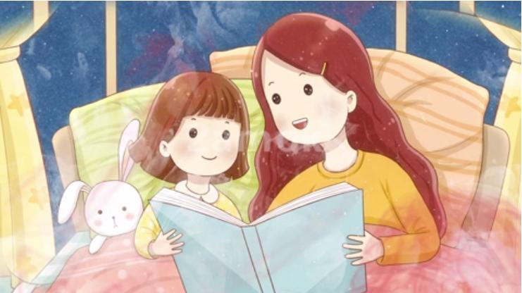 母亲，人生的第一任老师.母亲节视频素材，凌晨两点素材网