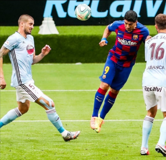 梅西任意球帽子戏法塞尔塔,巴萨vs塞尔塔梅西两次任意球