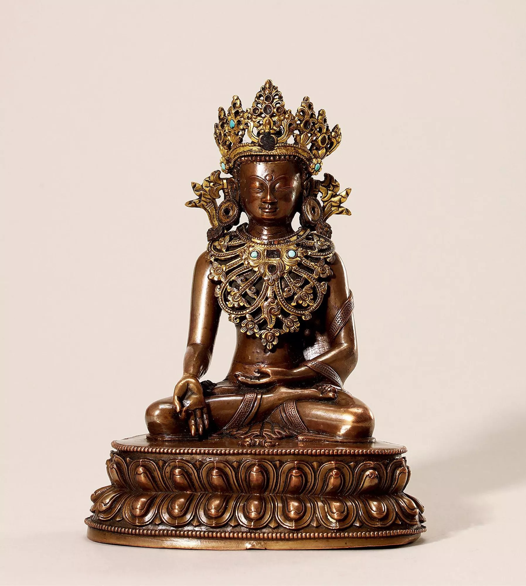 铜鎏金佛造像断代特征,古代金铜佛造像欣赏