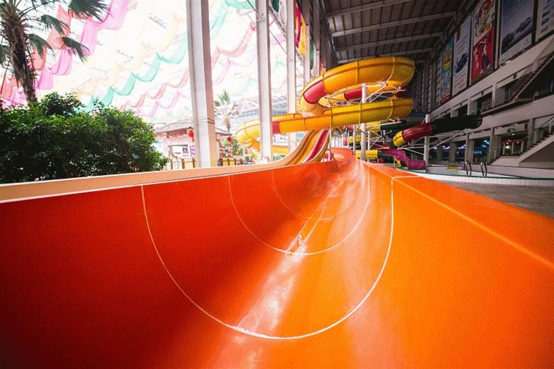 海拉尔淘气堡室内滑梯,欧乐堡水上世界儿童水滑梯