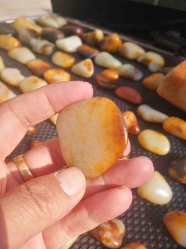 青花籽料直播,正宗和田玉籽料直播