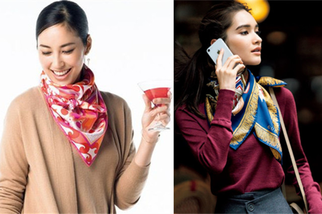冬季围巾的潮流戴法,围巾冬季慵懒风韩系怎么戴