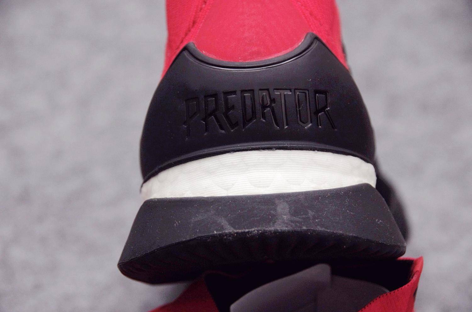 足球鞋predator黑红,predator足球鞋19.4