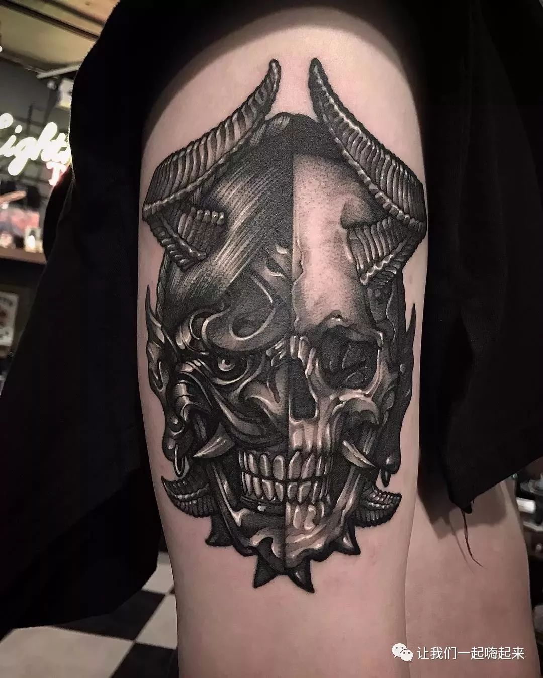 暗黑风格的纹身,暗黑风格纹身简洁