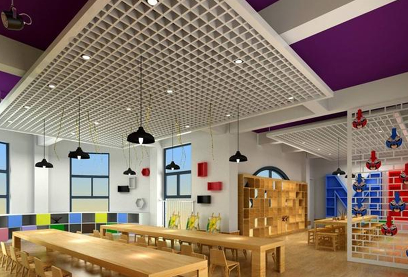 什么是铝格栅吊顶,肇庆铝格栅天花吊顶