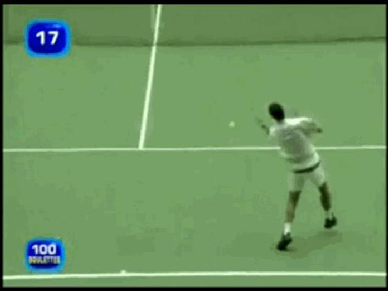 网球比赛中如何判定胜一局,网球比赛可以过网击球吗