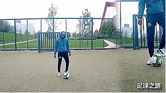足球花式过人动作教学,花式足球杂耍穿裆过人技巧集