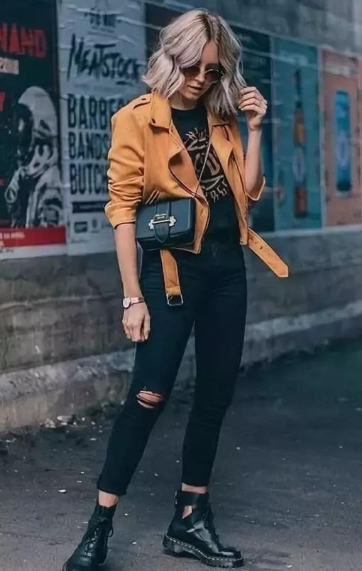 2022年最流行马丁靴穿搭,马丁靴的时髦穿搭
