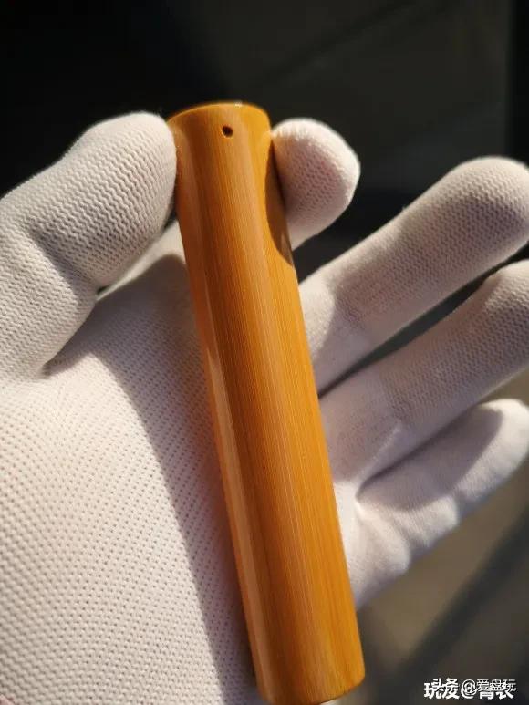 实心竹手把件怎么盘养,如何把竹子盘变色