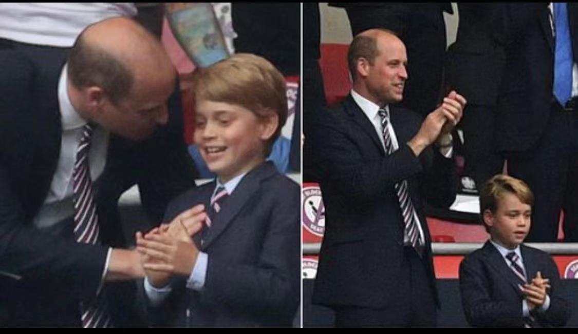 欧洲杯决赛威廉王子乔治,威廉乔治和阿奇