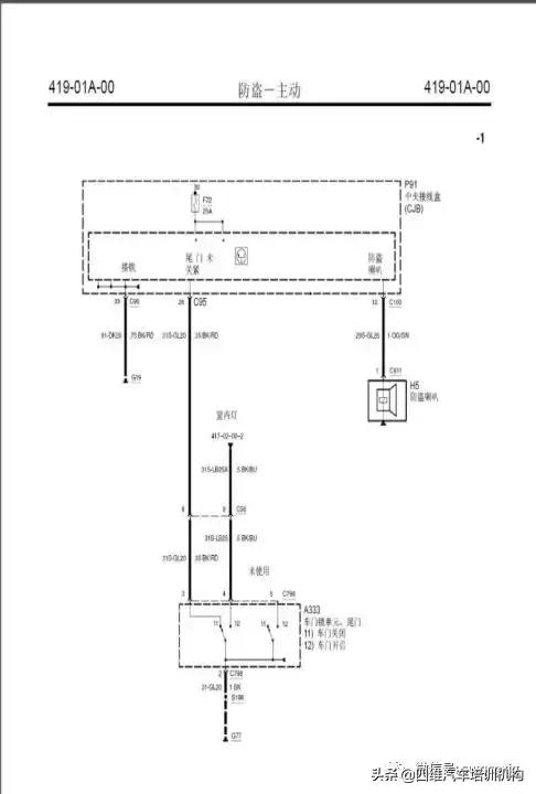 福特福克斯事故后打不着火,经典福特福克斯两厢打不了火