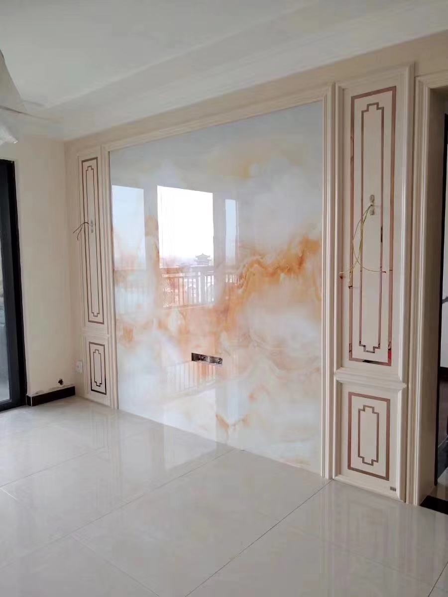 石材背景墙瓷砖颜色搭配效果图,极简大理石瓷砖背景墙效果图