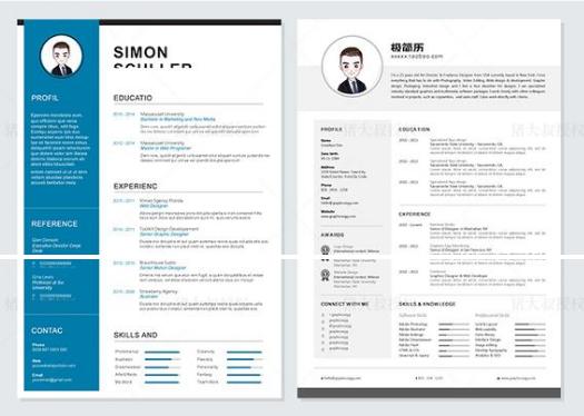 如何获得免费的简历模板,500套实用的简历模板送给你