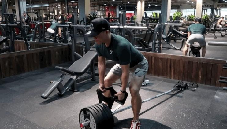 t杠划船的正确训练方法,t杠划船能练到中下斜吗