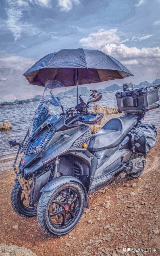 宏佳腾3d-350r用的什么发动机,宏佳腾350r倒三轮摩托车评测