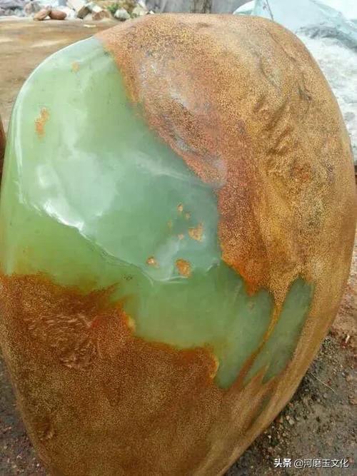 河磨玉的作假大曝光,河磨玉皮作假