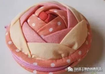 布艺｜玫瑰花苞零钱包，青春无敌好萌哟