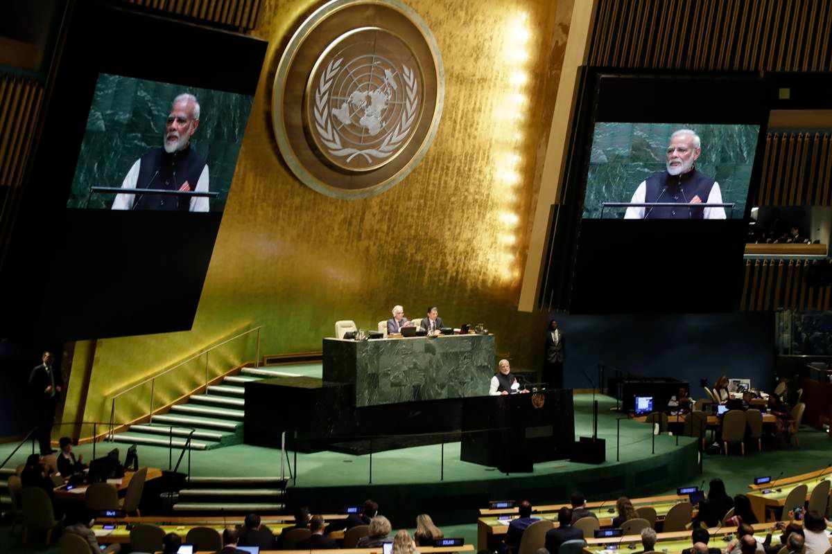 印度入常之心不死，莫迪在联合国大会发问：还要让我们等多久？