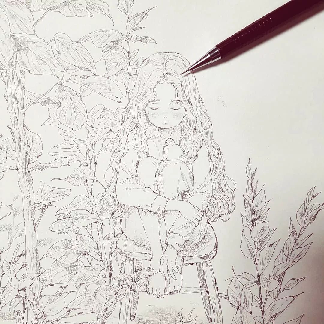 画风堪比宫崎骏,写实韩系画风画师