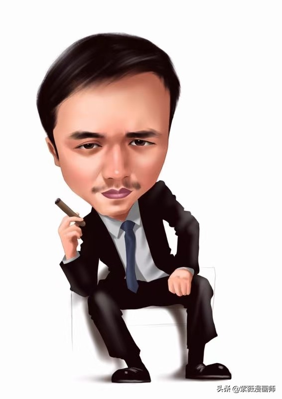 微信头像眼镜男士专用漫画,40-50岁男士头像漫画