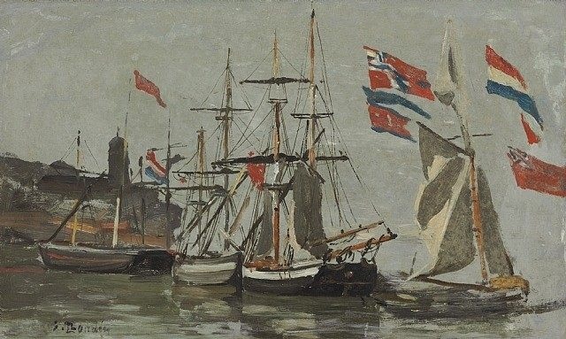 学赏画（48补）天空之王——印象派绘画大师EugeneBoudin简介