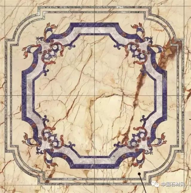 卫生间花洒水刀拼花效果图,水刀拼花图案效果图