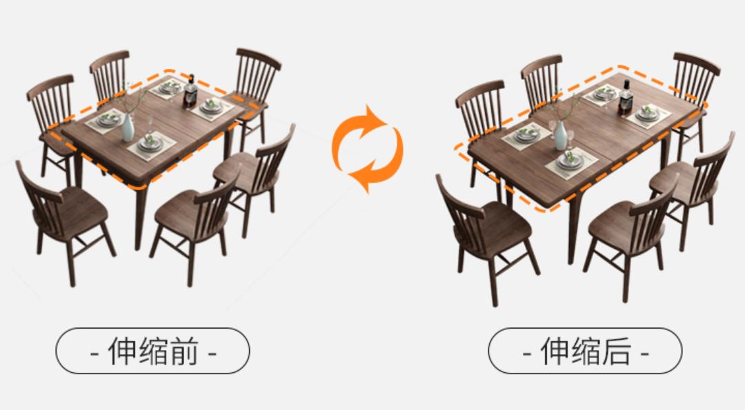 餐桌的尺寸要如何选择才合适,餐厅餐桌尺寸的选择方法图解