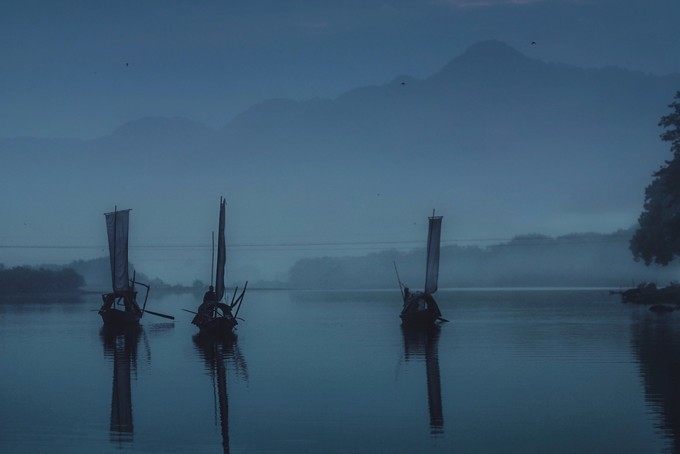 心中有桃花源何处都是山水间,心中若有桃花源何处是水云间