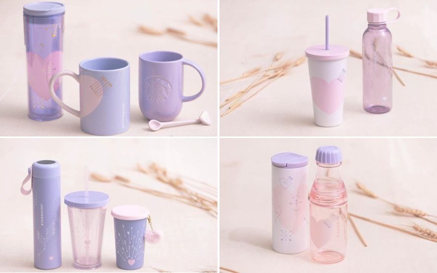 星巴克爆款猫爪杯组合,星巴克杯最值得收藏的系列