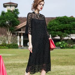 蕾丝裙怎么穿出高级感,白色长蕾丝裙怎么穿好看