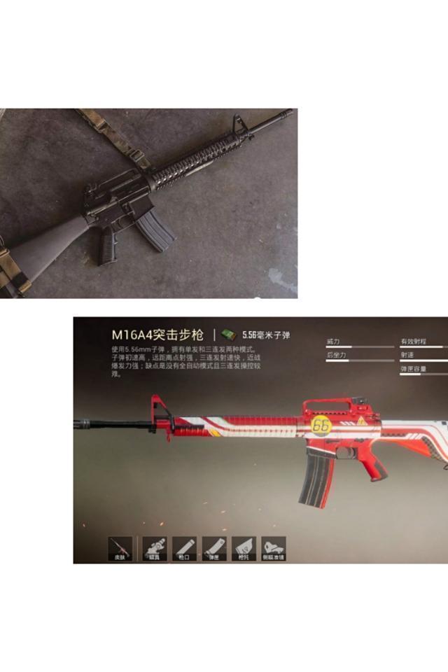 和平精英枪械与真实枪械,和平精英射手步枪和突击步枪区别