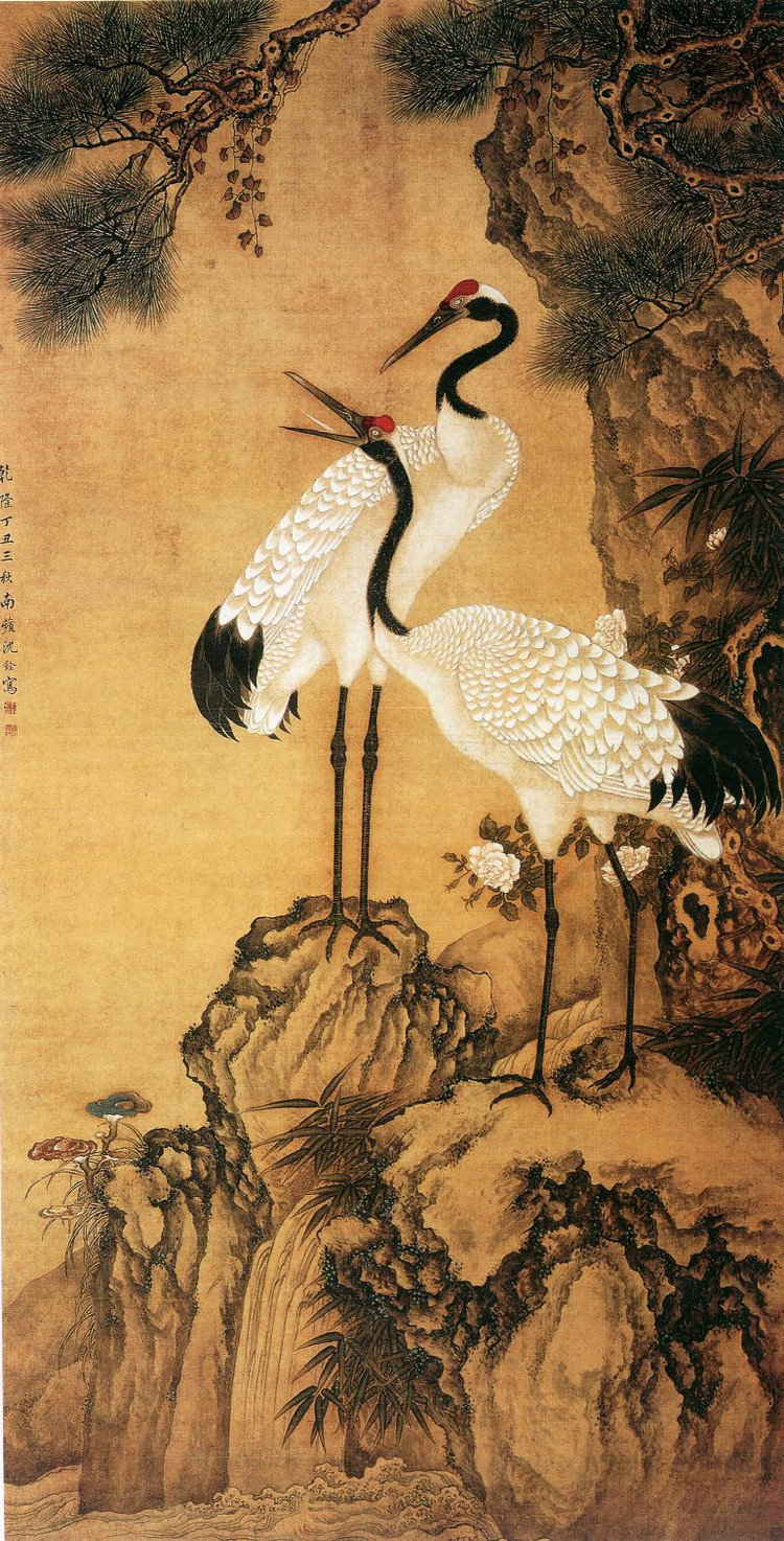 历代名家画鹤100幅,历史上画鹤谁画的最出名