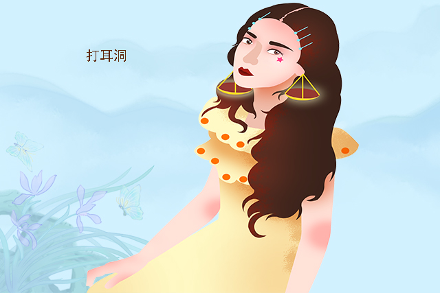 7岁女孩打耳洞的过程,女儿想打耳洞家长应该如何应对