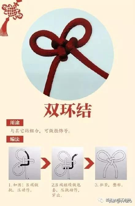 中国结打结方法图解简单,中国结的打法慢动作图解