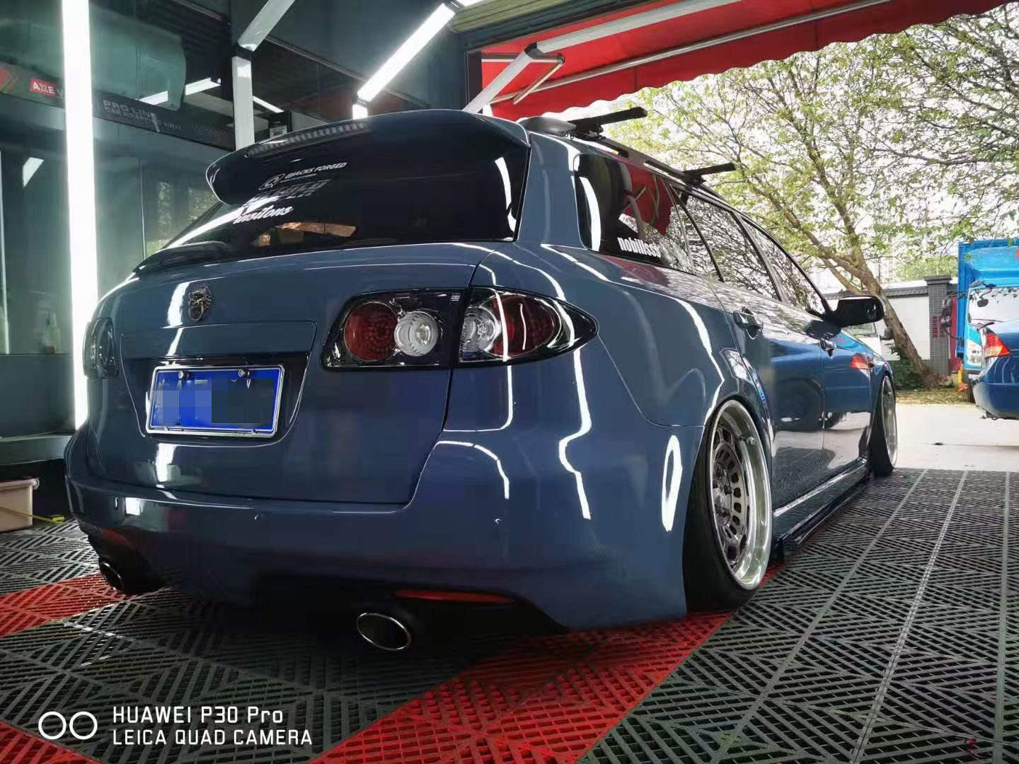 马自达6改了mps包围能装什么后唇,马自达6旅行版海外实拍升级