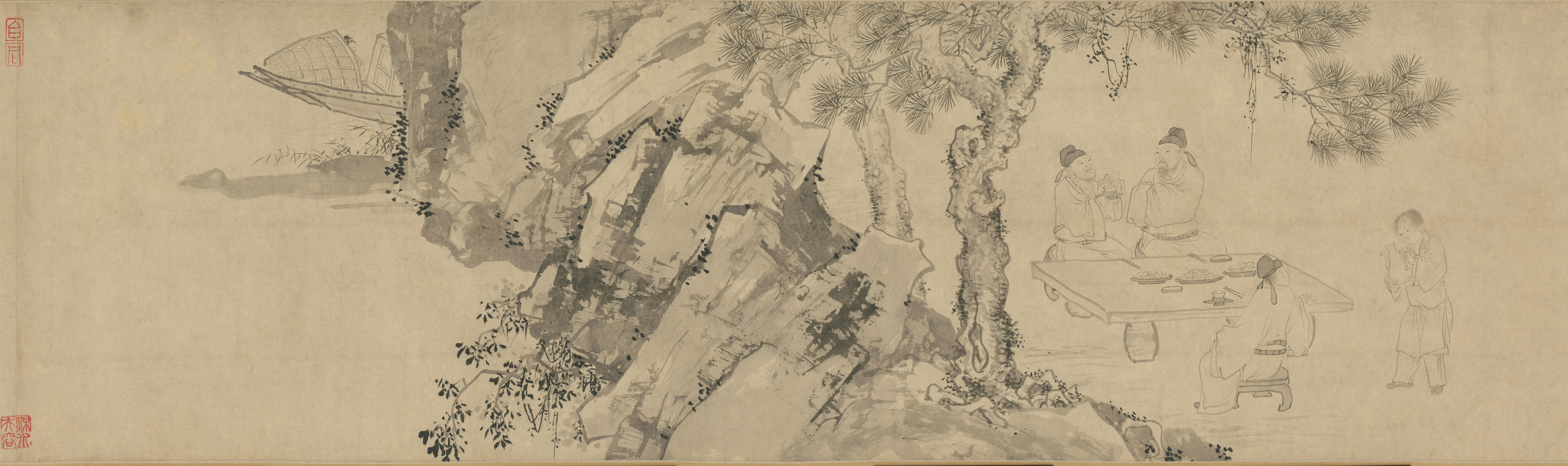 一诗一画一意境,一诗一画书法